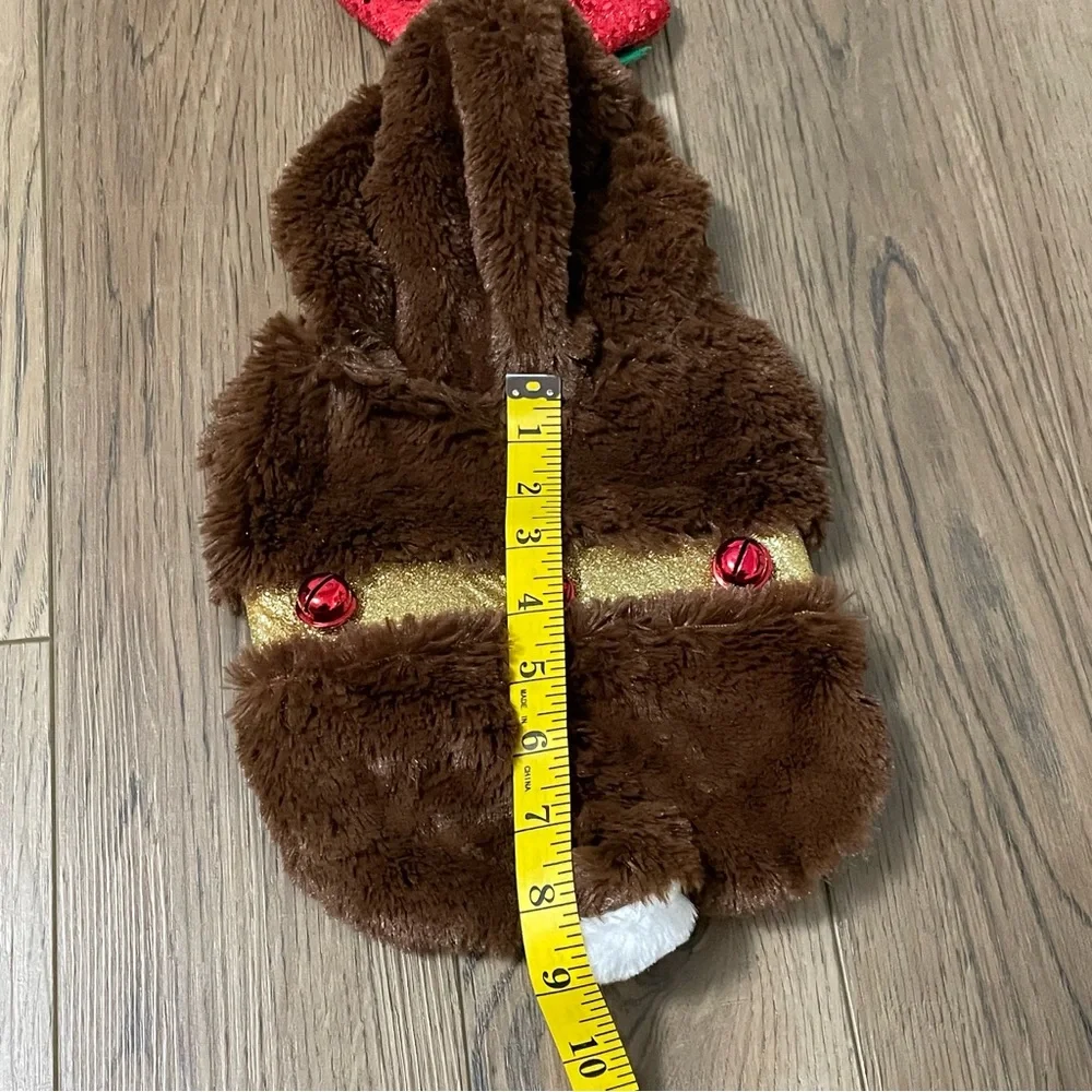 Pet Holiday‎ Small Dog Reindeer Costume With Jungle Bells